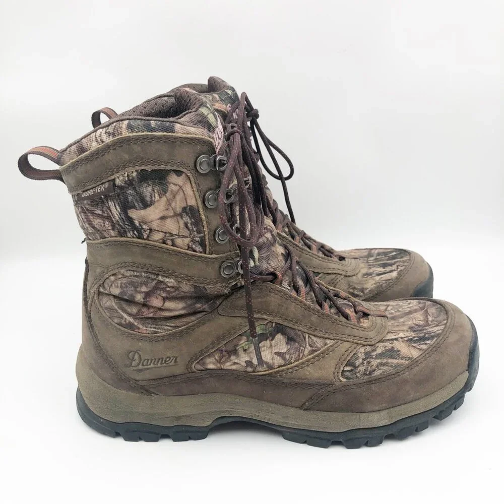 DANNER High Ground 8in Mossy Oak Break Up Country Camo Boots Womens 7